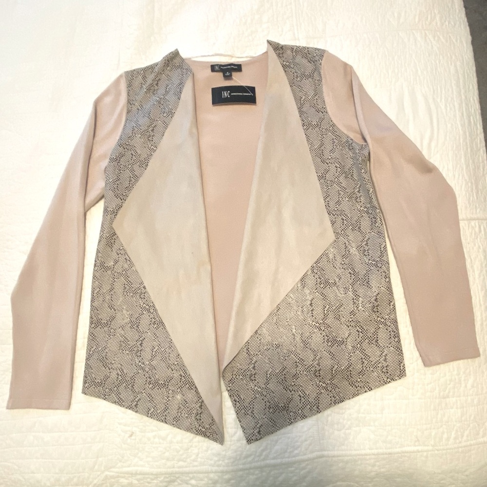 NWT INC open front sweater